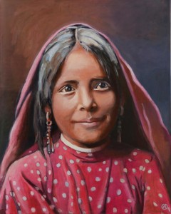 Young native indian girl